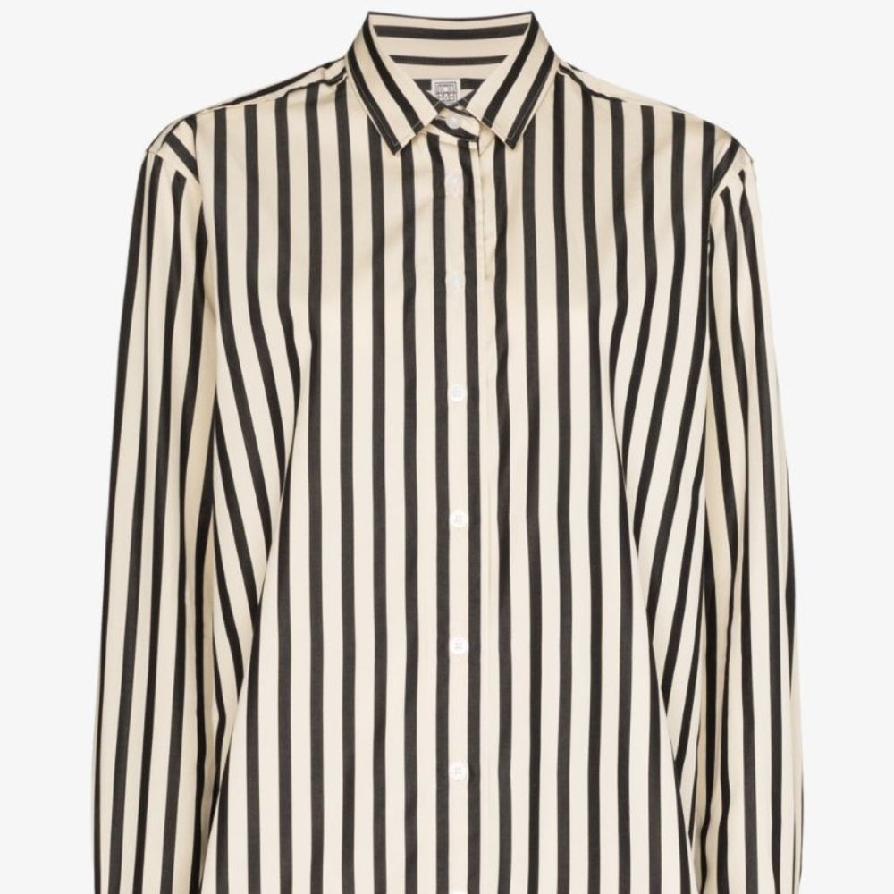 Toteme Capri Striped Cotton Shirt